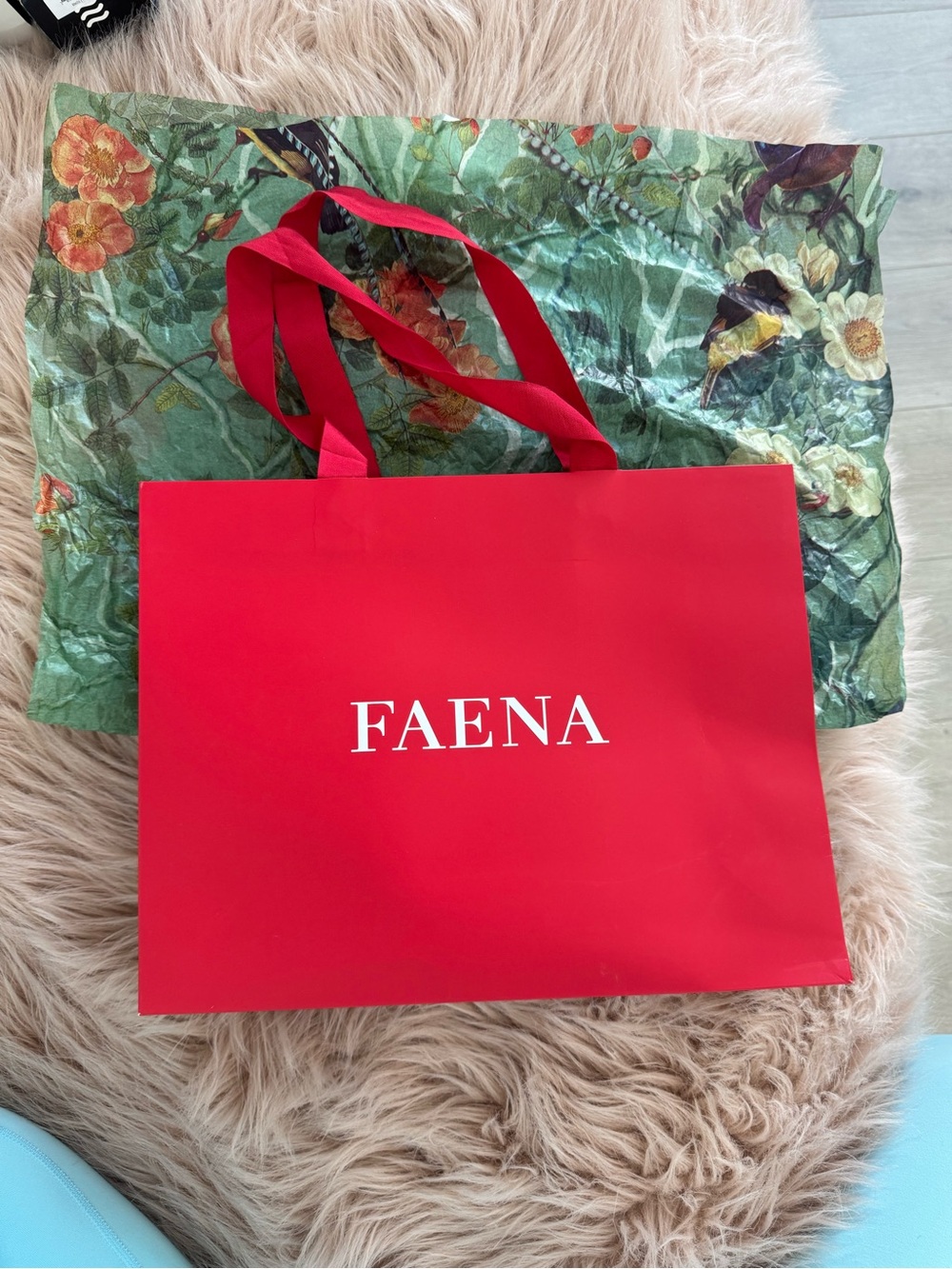 Faena shopping Bag with Ribbon Handles